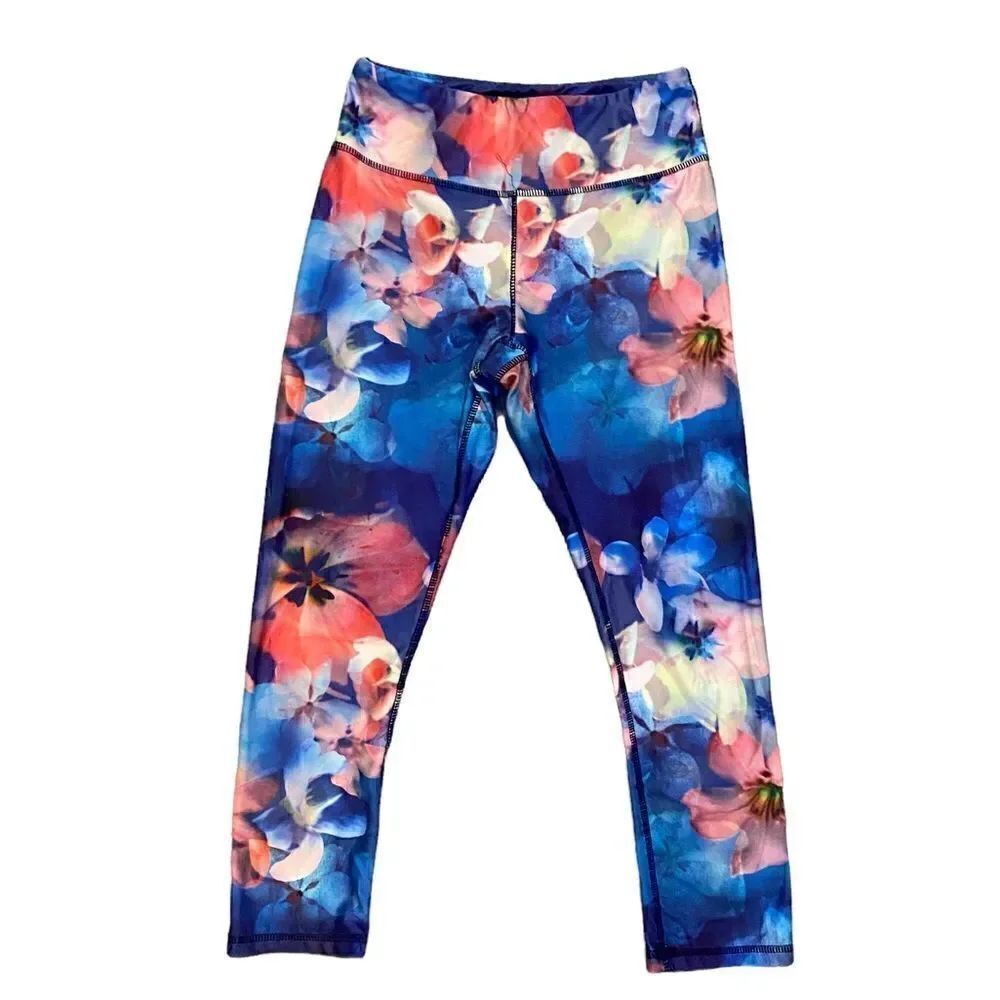 Kyodan Floral Workout Leggings Women’s Size XS/ Extra Small